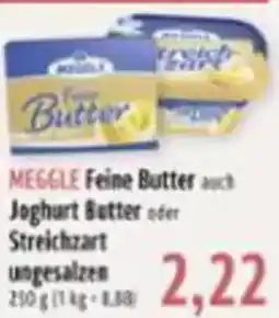 BUNGERT MEGGLE Feine Butter auch Joghurt Butter oder Streichzart ungesalzen Angebot