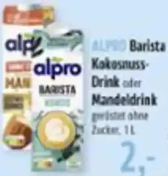 BUNGERT BARISTA alpro Kokosnuss Drink oder Madeldrink Angebot