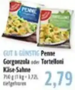 BUNGERT GUT&GÜNSTIG Penne Gorgonzola de Tortelloni Käse-Sahne Angebot