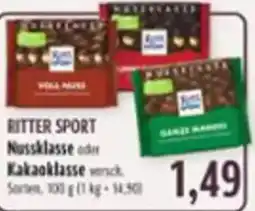 BUNGERT RITTER SPORT Nussklasse oder Kakaoklasse Angebot