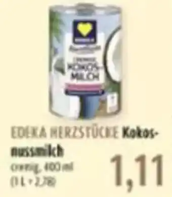 BUNGERT EDEKA HERZSTÜCKE Kokos- nussmilch Angebot