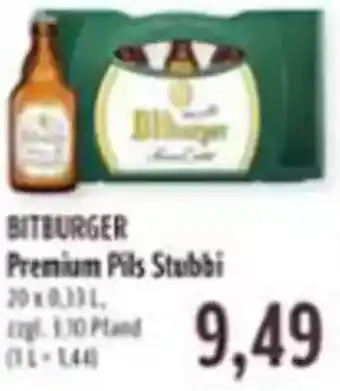 BUNGERT BITBURGER Premium Pils Stubbi Angebot