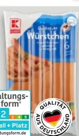 Kaufland K-Classic Würstchen Angebot