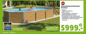 Globus Baumarkt Weka Massivholzpool Barbados Profi-set Angebot