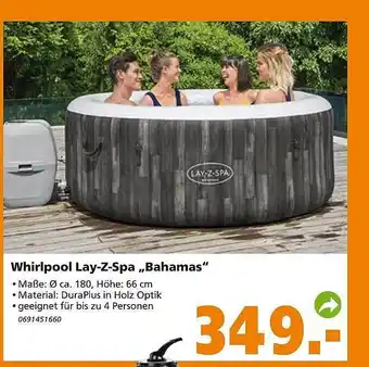 Globus Baumarkt Whirlpool Lay-z-spa „Bahamas” Angebot