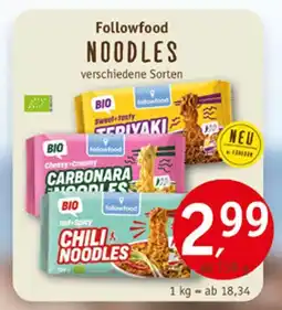 Erdkorn Biomarkt Followfood noodles Angebot