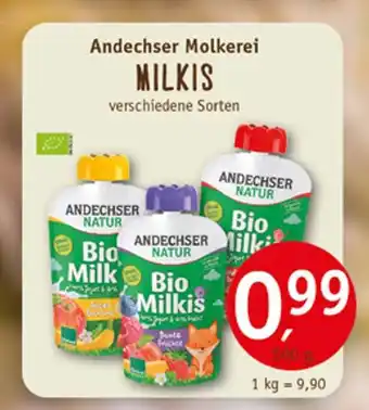 Erdkorn Biomarkt Andechser molkerei milkis Angebot