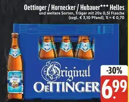 Edeka Xpress Oettinger / hornecker / hubauer helles Angebot