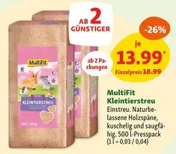 Fressnapf Multifit kleintierstreu Angebot