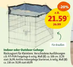 Fressnapf Fit+fun indoor oder outdoor gehege Angebot