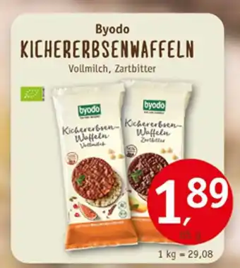 Erdkorn Biomarkt Byodo kichererbsenwaffeln Angebot