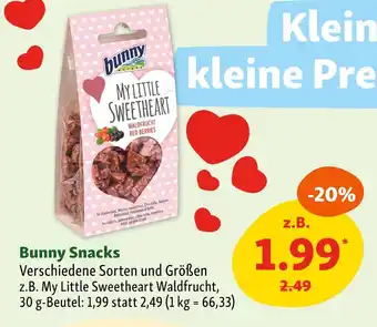 Fressnapf Bunny snacks Angebot