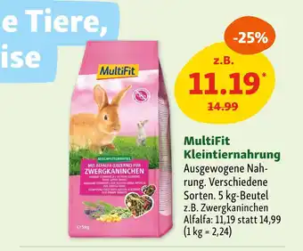 Fressnapf Multifit kleintiernahrung Angebot