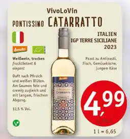 Erdkorn Biomarkt Vivolovin pontissimo catarratto Angebot