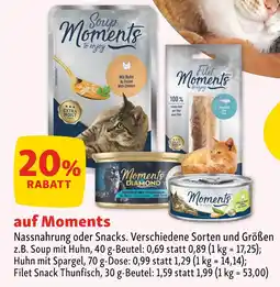 Fressnapf Moments 20% rabatt Angebot