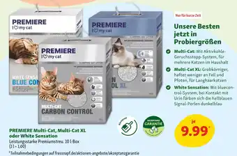 Fressnapf Premiere multi-cat, multi-cat xl oder white sensation Angebot