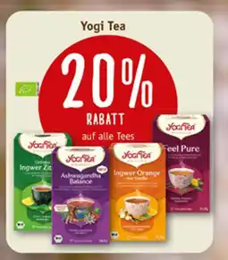 Erdkorn Biomarkt Yogi tea 20% rabatt Angebot