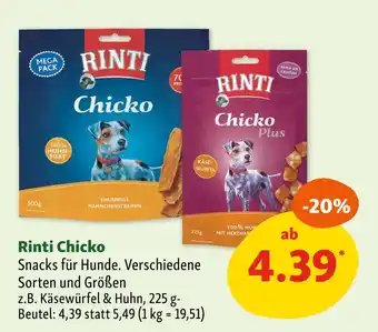 Fressnapf Rinti chicko Angebot