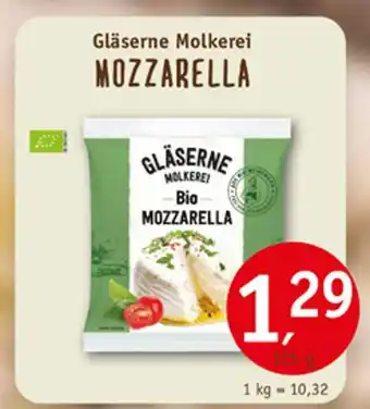 Erdkorn Biomarkt Gläserne molkerei mozzarella Angebot