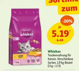 Fressnapf Whiskas trockenahrung für katzen Angebot