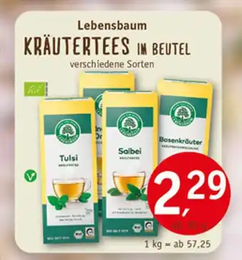 Erdkorn Biomarkt Lebensbaum kräutertees im beutel Angebot