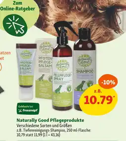 Fressnapf Naturally good pflegeprodukte Angebot