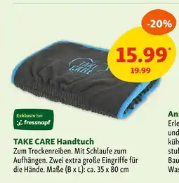 Fressnapf Take care handtuch Angebot