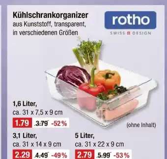 V Markt Rotho kühlschrankorganizer Angebot