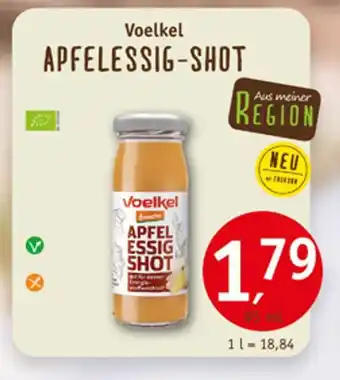 Erdkorn Biomarkt Voelkel apfelessig-shot Angebot