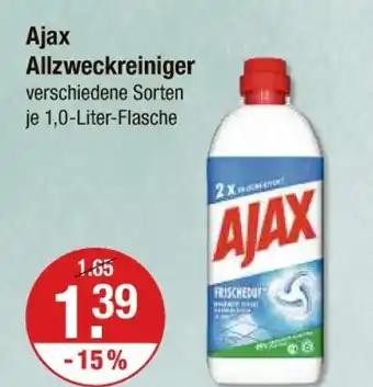 V Markt Ajax allzweckreiniger Angebot