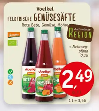 Erdkorn Biomarkt Voelkel felderische gemüsesäfte Angebot