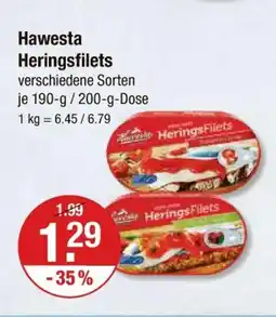 V Markt Hawesta heringsfilets Angebot