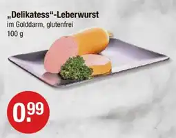 V Markt Delikatess-leberwurst Angebot