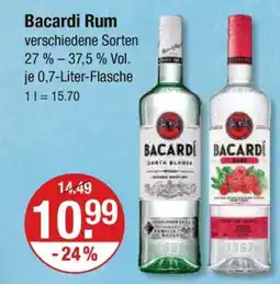 V Markt Bacardi rum Angebot