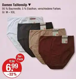 V Markt Damen taillenslip Angebot