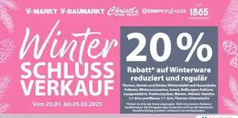 V Markt 20 % rabatt Angebot