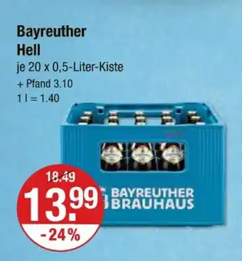 V Markt Bayreuther hell Angebot