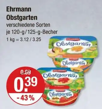 V Markt Ehrmann obstgarten Angebot