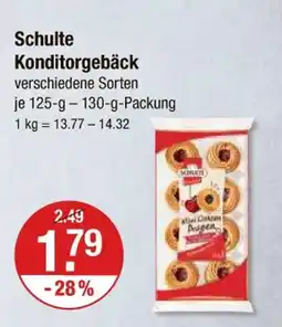 V Markt Schulte konditorgebäck Angebot