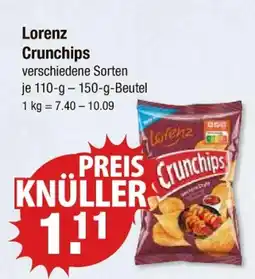 V Markt Lorenz crunchips Angebot