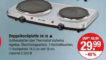 V Markt Elitac doppelkochplatte dk 28 Angebot