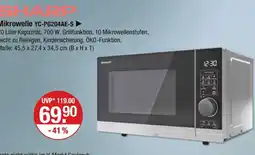 V Markt Sharp mikrowelle yc-pg204ae-s Angebot