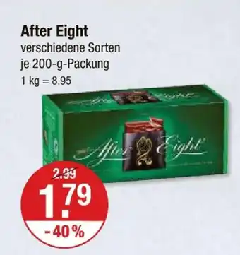 V Markt After eight after eight Angebot