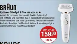 V Markt Braun epilierer silk-epil 9 flex ses 9001 3d Angebot