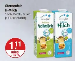 V Markt Sternenfair h-milch Angebot