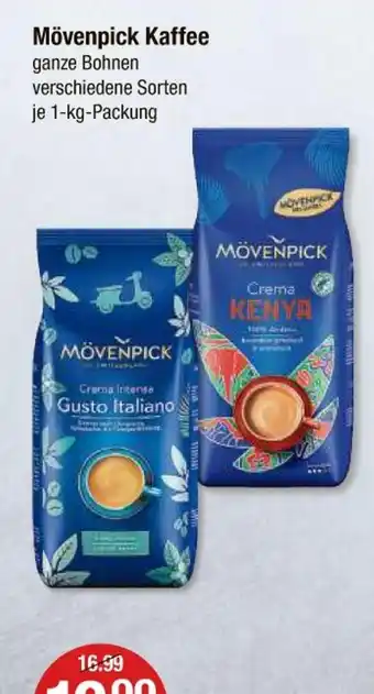 V Markt Mövenpick kaffee Angebot