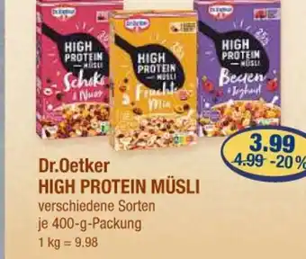 V Markt Dr. oetker high protein müsli Angebot