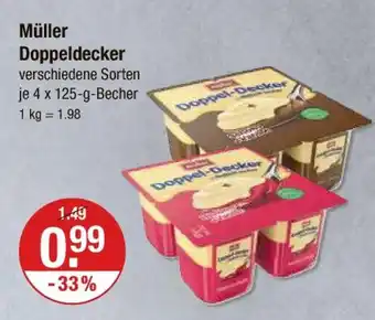 V Markt Müller doppeldecker Angebot