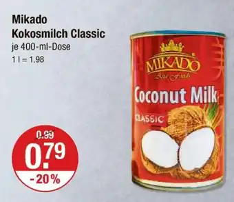 V Markt Mikado kokosmilch classic Angebot