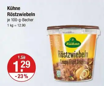 V Markt Kühne röstzwiebeln Angebot